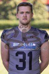 American Football - Ingolstadt Dukes - Saison 2021/2022 - Fotoshooting - Portraits - Cedric Wegs