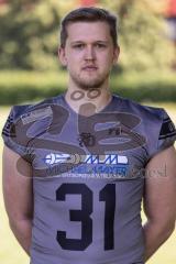 American Football - Ingolstadt Dukes - Saison 2021/2022 - Fotoshooting - Portraits - Cedric Wegs