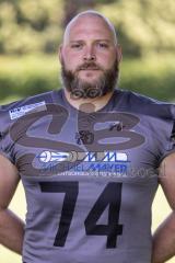 American Football - Ingolstadt Dukes - Saison 2021/2022 - Fotoshooting - Portraits - Max „Brandy“ Brandmüller