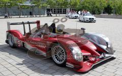 Audi Piazza - Le Mans Sieger 2010 - Autogrammstunde für Audi Mitarbeiter - Autokorso mit den Siegern R 15