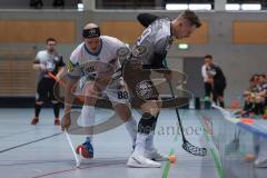 2. Floorball Bundesliga Süd/West - Schanzer Ducks ESV - FC Rennsteig Avalanche, 11:3; Jochen Kleinbauer (19 Ducks) Zweikampf Kampf um den Ball