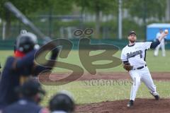 2. Bundesliga Süd - Baseball - Ingolstadt Schanzer gegen München Caribes  - Beckmann M. Pitcher Schanzer Ingolstadt weiss - Foto: Jürgen Meyer