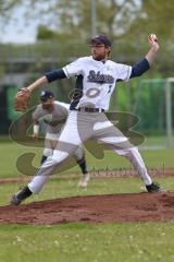 2. Bundesliga Süd - Baseball - Ingolstadt Schanzer gegen München Caribes  - Beckmann M. Pitcher Schanzer Ingolstadt weiss - Foto: Jürgen Meyer