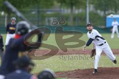 2. Bundesliga Süd - Baseball - Ingolstadt Schanzer gegen München Caribes  - Beckmann M. Pitcher Schanzer Ingolstadt weiss - Foto: Jürgen Meyer