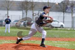 Jugend - Schanzer Baseball gegen Haar - Max Schwab, Pitcher Schanzer Baseball - Foto: Jürgen Meyer