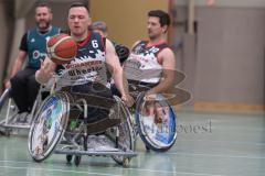 Rollstuhlbasketball —  Saison 2023/24 - Schanzer Wheelys - SV Reha Augsburg - Wolfgang Niemann Schanzer Wheelys - Foto: Meyer Jürgen