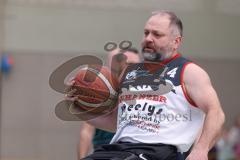 Rollstuhlbasketball —  Saison 2023/24 - Schanzer Wheelys - SV Reha Augsburg - Georg Sager Schanzer Wheelys  - XXXXX - Foto: Meyer Jürgen