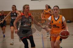 Basketball - Frauen -  Saison 2026/27 - TSV Etting Ingolstadt - TSV Wasserburg 2 - Komada Martina orange Etting  - Walz Patrizia schwarz Wasserburg - Foto: Meyer Jürgen