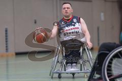 Rollstuhlbasketball —  Saison 2023/24 - Schanzer Wheelys - SV Reha Augsburg - Wolfgang Niemann Schanzer Wheelys  - XXXXX - Foto: Meyer Jürgen