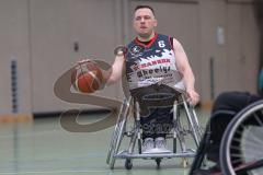 Rollstuhlbasketball —  Saison 2023/24 - Schanzer Wheelys - SV Reha Augsburg - Wolfgang Niemann Schanzer Wheelys  - XXXXX - Foto: Meyer Jürgen