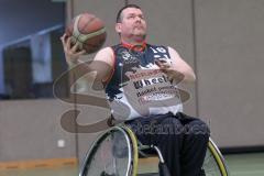 Rollstuhlbasketball —  Saison 2023/24 - Schanzer Wheelys - SV Reha Augsburg - Roland Arendt Schanzer Wheelys  - XXXXX - Foto: Meyer Jürgen