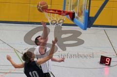 Basketball Herren  ESV Ingolstadt - Haunstetten - J. Wulf am Korb