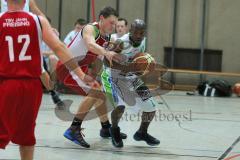 Basketball - MTV Ingolstadt - TSV Jahn Freising - rechts Pierre Kengne Nzegne