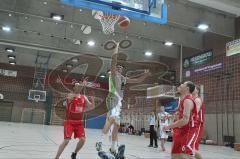 Basketball WestPark Baskets Ingolstadt - TSV München - M. Brüggemann Ingolstadt  beim Sprung - Foto: Jürgen Meyer