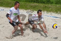 BVV Beach Masters (Kat 2) Ingolstadt - Kim Huber Beach4U - Janek Etzold TSV Zirndorf - Spielpartner von Kim Huber links - Foto: Jürgen Meyer