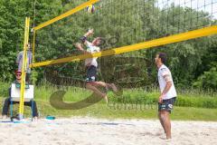 BVV Beach Masters (Kat 2) Ingolstadt - Janek Etzold TSV Zirndorf - Spielpartner von Kim Huber - Foto: Jürgen Meyer