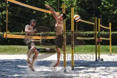 Beachvolleyball Turnier - BVV Beach Cup Ingolstadt - Spielszenen Männer