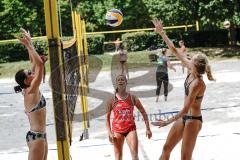 Beachvolleyball Turnier - BVV Beach Cup Ingolstadt - Spielszenen Damen