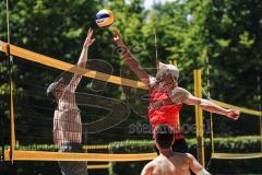 Beachvolleyball Turnier - BVV Beach Cup Ingolstadt - Spielszenen Männer