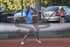 Tennis - Stadtmeisterschaft Ingolstadt -  Saison 2023/2024 - Finale Herren - Malik Elio Sayeed DJK Ingolstadt - Foto: Meyer Jürgen