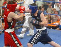 Box Club Ingolstadt - Wörgl Österreich - links Jim Tahiri rechts Ilja Winkert BCI