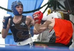 Box Club Ingolstadt - Singen - Festzeltboxen - Pathenis Tokmakidis beherrschte seinen Gegner Arthur Schmidt