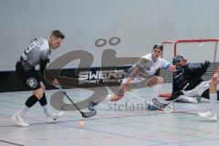 2. Floorball Bundesliga Süd/West - Schanzer Ducks ESV - FC Rennsteig Avalanche, 11:3; links Angriff Jochen Kleinbauer (19 Ducks)