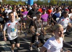 Der Start beim Ingolstädter Halbmarathon 2010