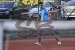 Tennis - Stadtmeisterschaft Ingolstadt -  Saison 2023/2024 - Finale Herren - Malik Elio Sayeed DJK Ingolstadt - Foto: Meyer Jürgen