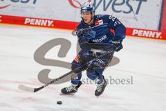 Penny DEL - Eishockey - Saison 2021/22 - ERC Ingolstadt - EHC Red Bull München - Leon Hüttl (#25 ERCI) -  Foto: Jürgen Meyer