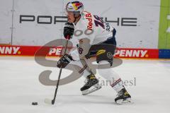 Penny DEL - Eishockey - Saison 2021/22 - ERC Ingolstadt - EHC Red Bull München - Justin Schütz (#18 München) -  Foto: Jürgen Meyer