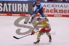 DEL - Eishockey - ERC Ingolstadt - Düsseldorfer EG - Colton Jobke (7 ERC) Maxi Kammerer (9 DEG)