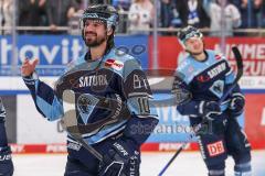 DEL; Playoffs; ERC Ingolstadt - DEG Düsseldorf; Sieg Jubel Freude Halbfinale Mirko Höfflin (10 - ERC) Emil Quaas (20 - ERC)