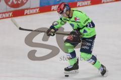 DEL - Eishockey - Saison 2020/21 - ERC Ingolstadt - Nürnberg Ice Tigers - Wayne Simpson (#21 ERCI) - Foto: Jürgen Meyer