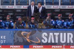 DEL - Eishockey - ERC Ingolstadt - Düsseldorfer EG - Chef-Trainer Doug Shedden (ERC Ingolstadt) und Co-Trainer Tim Regan (ERC Ingolstadt)