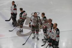Penny DEL - Eishockey - Saison 2021/22 - ERC Ingolstadt - Kölner Haie - #kn45# - Mark Olver (#21 Köln) - Moritz Müller (#91 Köln) - Sebastian Uvira (#93 Köln) - bei der Starting Six -  Foto: Stefan Bösl