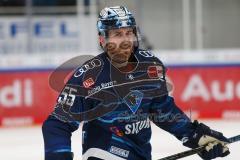 Penny DEL - Eishockey - Saison 2021/22 - ERC Ingolstadt - Krefeld Pinguine - David Warsofsky (#55 ERCI) - nach dem Spiel -  Foto: Jürgen Meyer