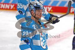 Penny DEL - Eishockey - Saison 2021/22 - ERC Ingolstadt - Adler Mannheim - Samuel Soramies (#28 ERCI) - beim warm machen  -  Foto: Jürgen Meyer