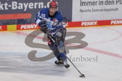 DEL - Eishockey - Saison 2020/21 - ERC Ingolstadt - Augsburger Panther - Daniel Pietta (#86 ERCI)beim warm machen  -Foto: Jürgen Meyer