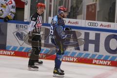 DEL - Eishockey - Saison 2020/21 - ERC Ingolstadt - Krefeld Pinguine - Der 2:1 Führungstreffer durch Daniel Pietta (#86 ERCI) - jubel - Foto: Jürgen Meyer
