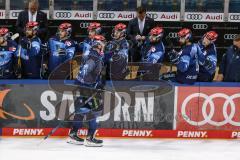 DEL - Eishockey - ERC Ingolstadt - Düsseldorfer EG - Tor Jubel Louis-Marc Aubry (11 ERC) 2:1