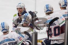 DEL; ERC Ingolstadt - Eisbären Berlin; Tor Jubel Treffer 0:1 Zach Baychuk (Nr.89 - Berlin)