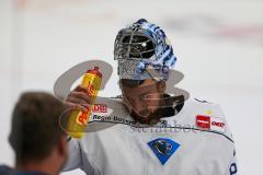 DEL - Vorbereitungsspiel - Saison 2021/22 - ERC Ingolstadt - Rytiri Kladno - Kevin Reich Torwart (#35 ERCI) - beim warm machen  - Foto: Jürgen Meyer