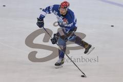 DEL - Eishockey - Saison 2020/21 - ERC Ingolstadt - Augsburger Panther - Daniel Pietta (#86 ERCI) beim warm machen - Foto: Jürgen Meyer