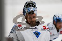 DEL - Vorbereitungsspiel - Saison 2021/22 - ERC Ingolstadt - Rytiri Kladno - Kevin Reich Torwart (#35 ERCI) - beim warm machen  - Foto: Jürgen Meyer