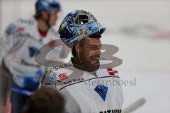 DEL - Vorbereitungsspiel - Saison 2021/22 - ERC Ingolstadt - Rytiri Kladno - Kevin Reich Torwart (#35 ERCI) - beim warm machen  - Foto: Jürgen Meyer