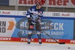DEL - Eishockey - Saison 2020/21 - ERC Ingolstadt - Augsburger Panther - Enrico Henriquez-Morales(#90 ERCI)  beim warm machen - Foto: Jürgen Meyer