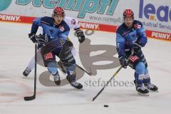 DEL - Eishockey - Saison 2020/21 - ERC Ingolstadt - EHC Red Bull München - Tim Wohlgemuth (#33 ERCI) - Wayne Simpson (#21 ERCI) - Foto: Jürgen Meyer