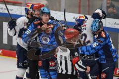 DEL; Playoffs; ERC Ingolstadt - EHC Redbull München; Streit Schlichtung Schiedsrichter  Spornberger Peter (50 ERC) Pietta Daniel (86 ERC) Ferguson Brady (12 RBM) Hirose Taro (17 RBM)