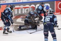 DEL; Playoffs; ERC Ingolstadt - Adler Mannheim; Halbfinale; Torwabwehr, Torwart Kevin Reich (35 - ERC) Tye McGinn (16 ERC) Mirko Höfflin (10 - ERC) Maury Edwards (23 ERC)